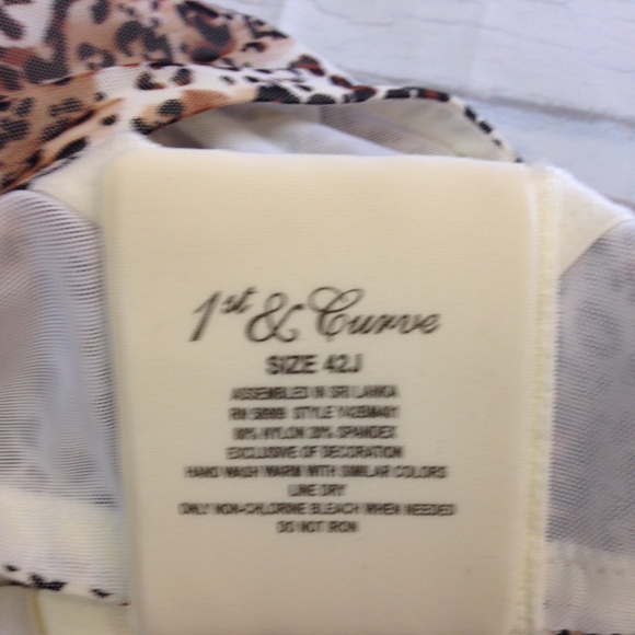 1st & Curve Animal Print Bra - Picture 6 of 6